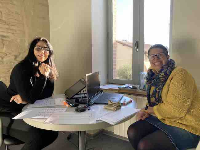 formatrice et sa stagiaire à Vazerac