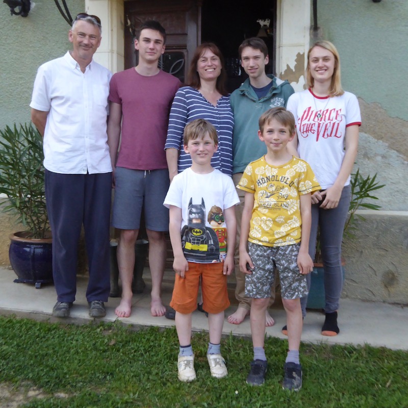 famille anglaise dans le Gers