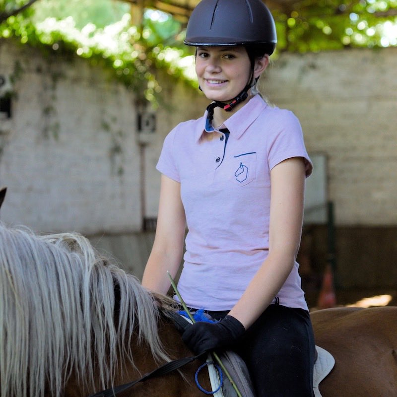 jeune à cheval