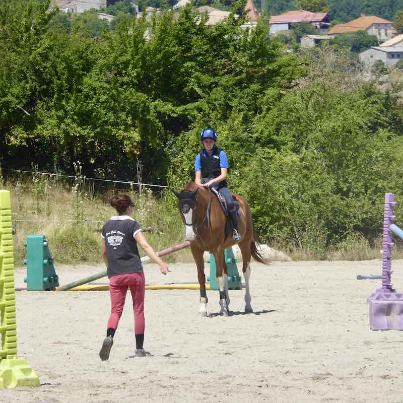 cours d'équitation